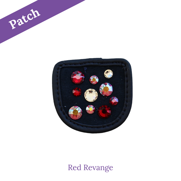 Red Revange  Reithandschuh Patches