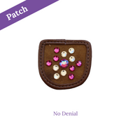 No Denial  Reithandschuh Patches