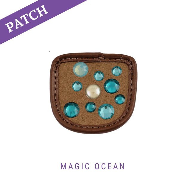 Magic Ocean Reithandschuh Patches