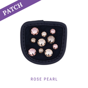 Rose Pearl Reithandschuh Patches