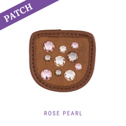 Rose Pearl Reithandschuh Patches