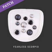 Fearless Scorpio Riding Glove  Patch white