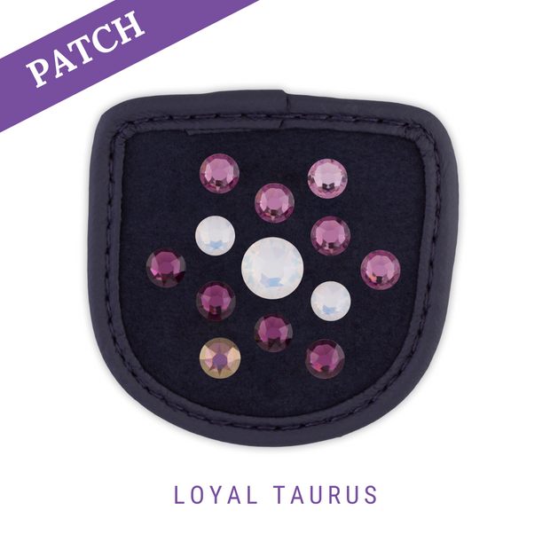 Loyal Taurus Riding Glove Patch blue