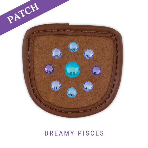 Dreamy Pisces Riding Glove Patch caramel