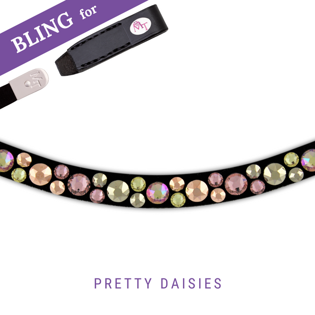 Pretty Daisies Browband Bling Swing