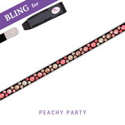 Peachy Party Browband Bling Classic