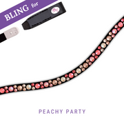 Peachy Party Browband Bling Swing