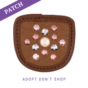 Adopt don`t Shop Patch caramel