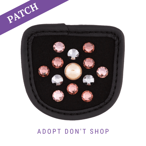 Adopt don`t Shop Patch black