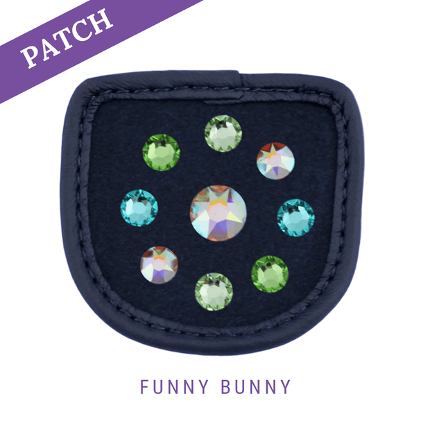 Funny Bunny Patch Blue