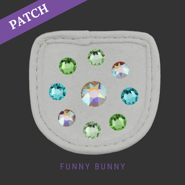 Funny Bunny Patch white