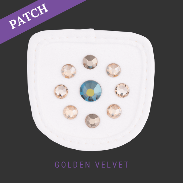 Golden Velvet by Luisa Cotton Candy Patch white