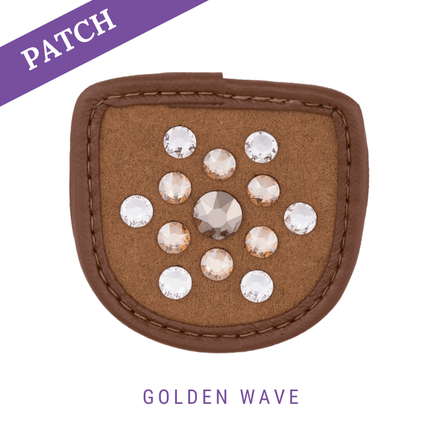 Golden Wave Patch caramel